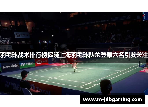 羽毛球战术排行榜揭晓上海羽毛球队荣登第六名引发关注